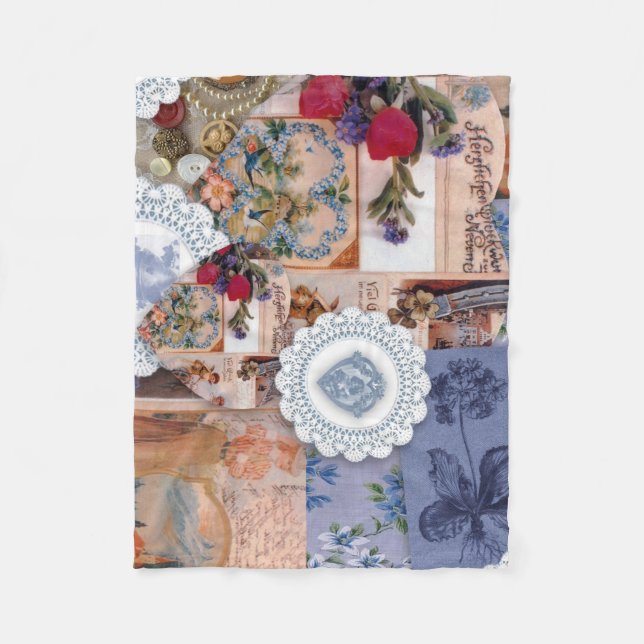 Cobertor De Velo Vitoriano Fleece Blanket (Frente)