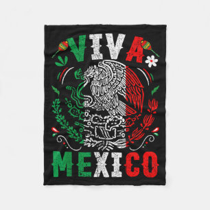 Cobertor De Velo Viva bandeira do méxico dia da independência do mé
