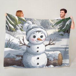 Cobertor De Velo Você é bonitinho em neve