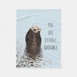 Cobertor De Velo Você é chalaça engraçada adorável de Otterly