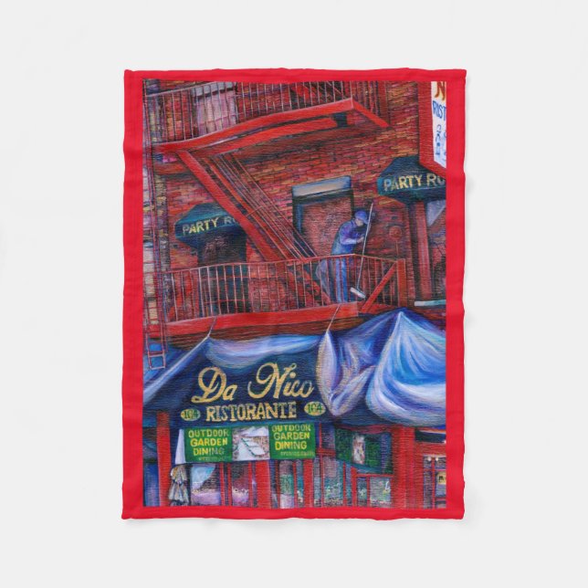 Cobertor De Velo Você não ama pintura vermelha? (Frente)