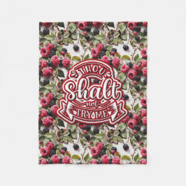 Cobertor De Velo Você Não Vai Me Tentar Engraçado