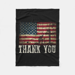 Cobertor De Velo Você Para Seus Serviços Patriótico - Dia Dos Veter