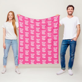Cobertor De Velo Você tem essas palavras em rosa