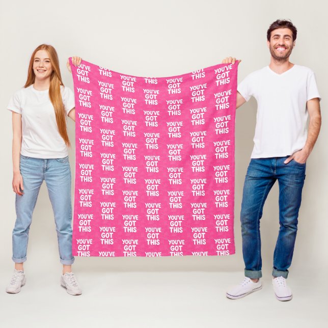 Cobertor De Velo Você tem essas palavras em rosa (In Situ)