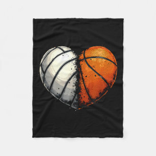 Cobertor De Velo Volei Basquete Bola Coração Srts Amante do Dia dos