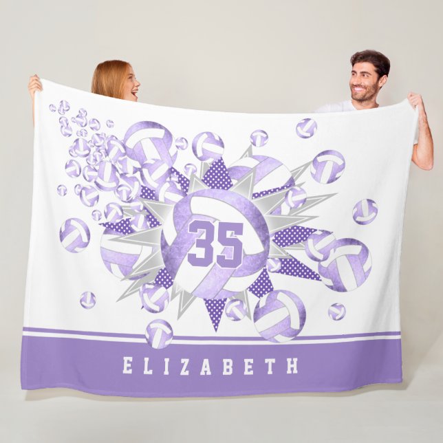 Cobertor De Velo volicola branca roxa-lilás e estrelas (In Situ)