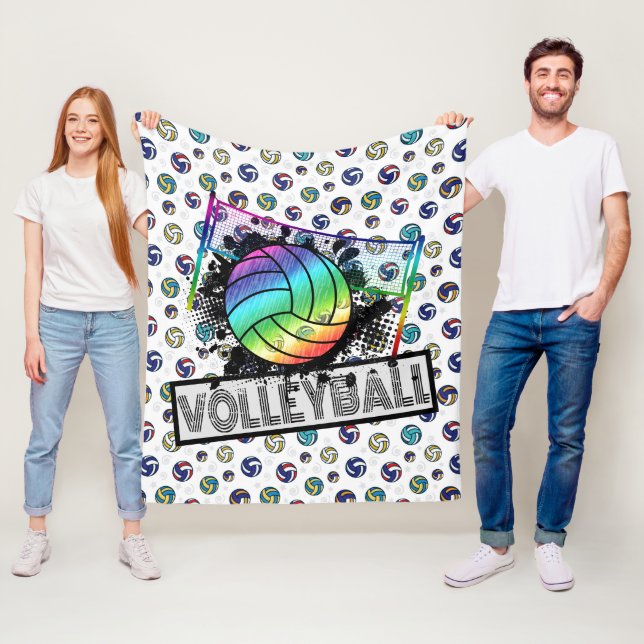 Cobertor De Velo Volley Ball Fleece Blanket (In Situ)