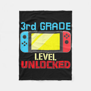 Cobertor De Velo Voltar às Video Games de Volta às Aulas Nível 3º A