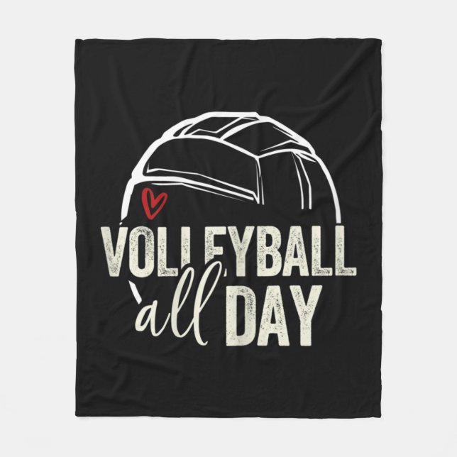 Cobertor De Velo Volumes Gráficos de Voleibol Feminino (Frente)