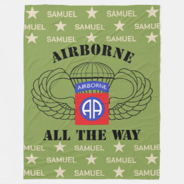 Cobertor De Velo Voo De Nome Personalizado