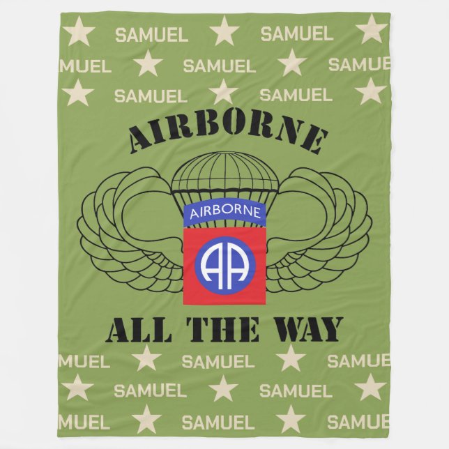 Cobertor De Velo Voo De Nome Personalizado (Frente)