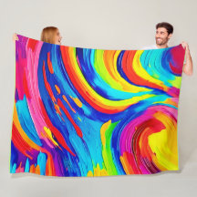 Vórtice de Cores Vivas