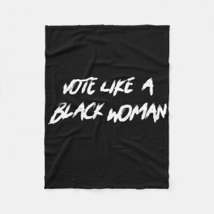 Cobertor De Velo Vote Como Uma Mulher Negra Junteenth Mês da Histór