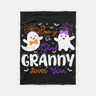 Cobertor De Velo Vovó Boo-y Ou Ghoul Ama-Te Ghost Gende Louco