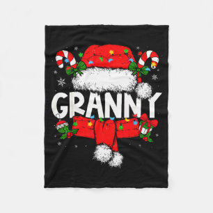 Cobertor De Velo Vovó Christmas Pijama Papai Noel Família Combinand