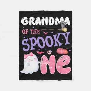 Cobertor De Velo Vovó De Halloween De Um primeiro aniversario Spook