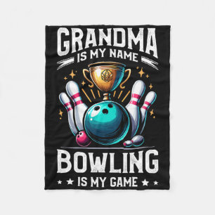 Cobertor De Velo Vovó É Meu Nome Boliche É Meu Jogo Jogador de Boli