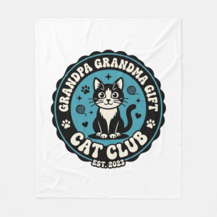 Cobertor De Velo Vovô Vovó Gato Presente Camisa de Amante de Animai