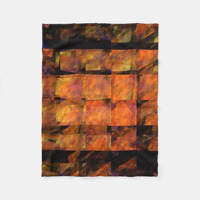 Cobertor De Velo Wall Abstrato Art (Frente)