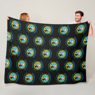 COBERTOR DE VELO WASHINGTON EVERGREEN STATE FLAG