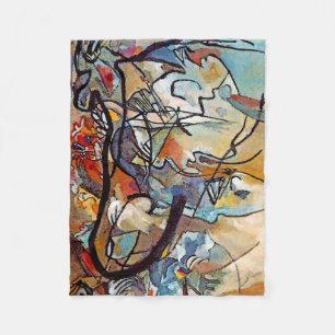 Cobertor De Velo Wassily Kandinsky - Composição Cinco Arte Abstrata
