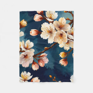 Cobertor De Velo Watercolor Sakura Dreams