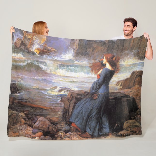 Cobertor De Velo Waterhouse Miranda-The Tempest (In Situ)