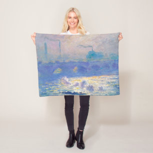 Cobertor De Velo Waterloo Bridge (Londres), Monet