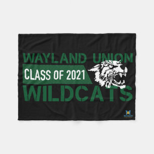 Cobertor De Velo Wayland Union Wildcats #3
