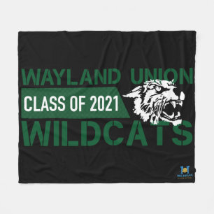 Cobertor De Velo Wayland Union Wildcats #3