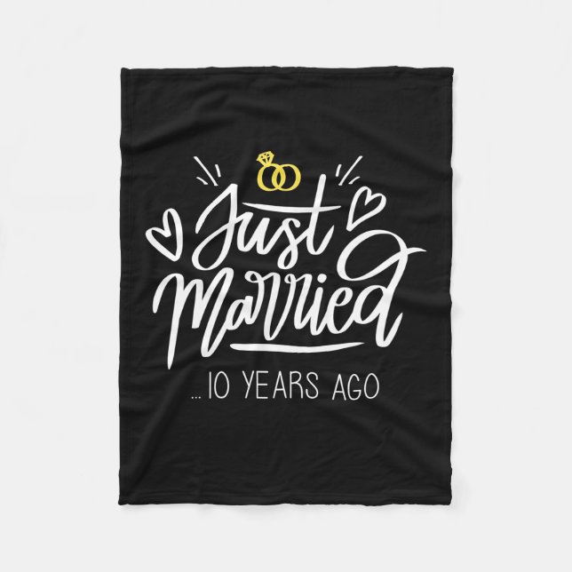 Cobertor De Velo Wedding Gifts | 10th Wedding Anniversary (Frente)
