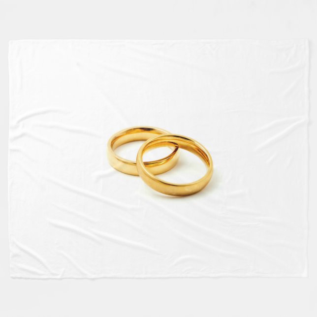 Cobertor De Velo Wedding rings (Frente (Horizontal))