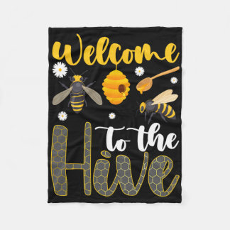 Cobertor De Velo Welcome To The Hive Bee Teacher Back To School