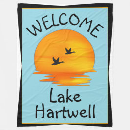Cobertor De Velo Welcome to the Lake