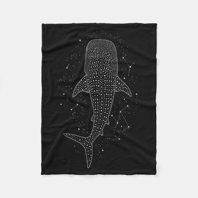 Cobertor De Velo Whale Shark Constellation Marine Life For Animal L (Frente)