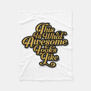 Cobertor De Velo What Awesome Looks Like (DG)