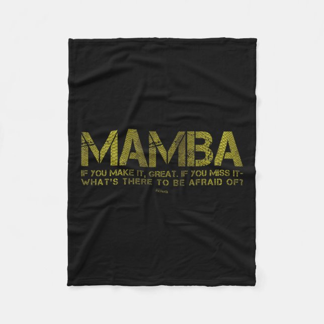 Cobertor De Velo What's There To Be Afraid Of_ Basketball Court Mot (Frente)