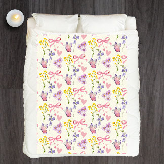 Cobertor De Velo Whimsflower Wildflower Fleece Blanket