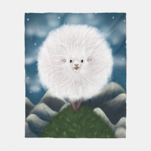 Cobertor De Velo Whimsical Wooly: Bobo Super Fluffy Sheep no