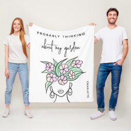 Cobertor De Velo Whimssier Boho Floral Personalizado