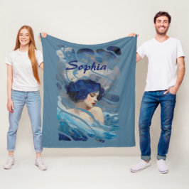 Cobertor De Velo Whispers of the Ocean Goddess