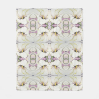 Cobertor De Velo White Calla Lily Baby Blanket