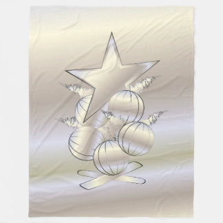 Cobertor De Velo White gold Christmas