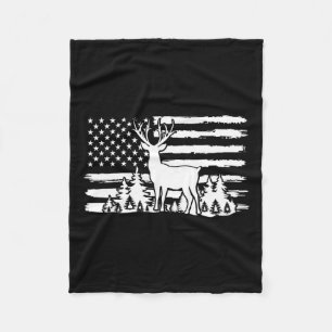Cobertor De Velo Whitetail Buck Deer Hunting Shirt American Vintage