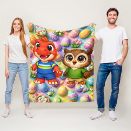 Cobertor De Velo Who's Easter egg extravaganza whimsical? Happy Eas