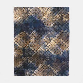Cobertor De Velo Wild Snakeskin Watercolor Design