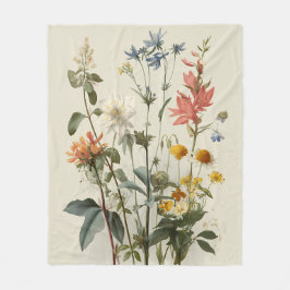Cobertor De Velo Wildflower Meadow Bouquet