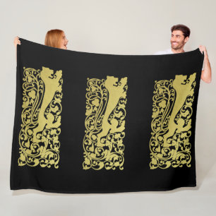 Cobertor De Velo Will Bradley Heraldic Lion
