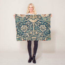 Cobertor De Velo William Morris Antigo Floral Honeysuckle